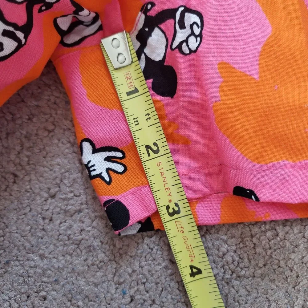 Rare Vintage 80s Mickey And Co Nwt Girls Shorts Elastic Waist Cotton Size S/4